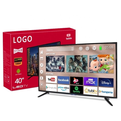 Cina OEM ODM 40 Inch LED Smart TV Biasa High Definition Disesuaikan 2K 4K TV TV Set pemasok