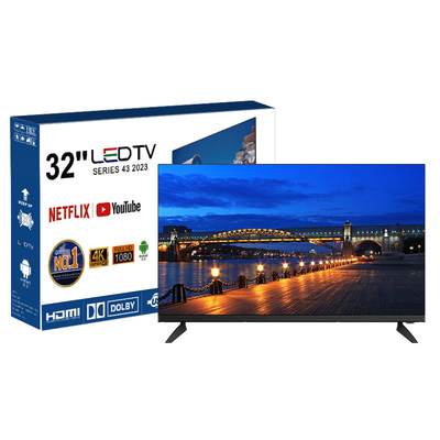 Cina 4K Factory Outlet Store TV 32 Inch Smart Android LCD LED TV Tanpa Bingkai Full HD UHD TV Set Televisi pemasok