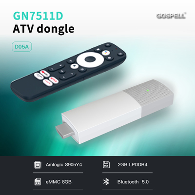 Cina DDR4 2GB Android 11 TV Box S905Y4 4K HD Smart TV Dongle Google Certified pemasok