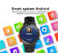 DM28 4G Android 7.1 Smart Fitness Watch WiFi GPS Gelang Pergelangan Tangan Kesehatan Monitor Tidur Detak Jantung pemasok